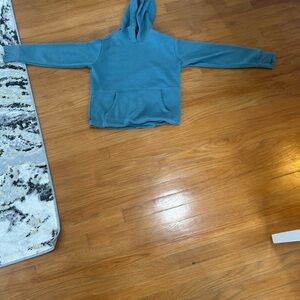 Athleta Blue Hoodie Sweatshirt